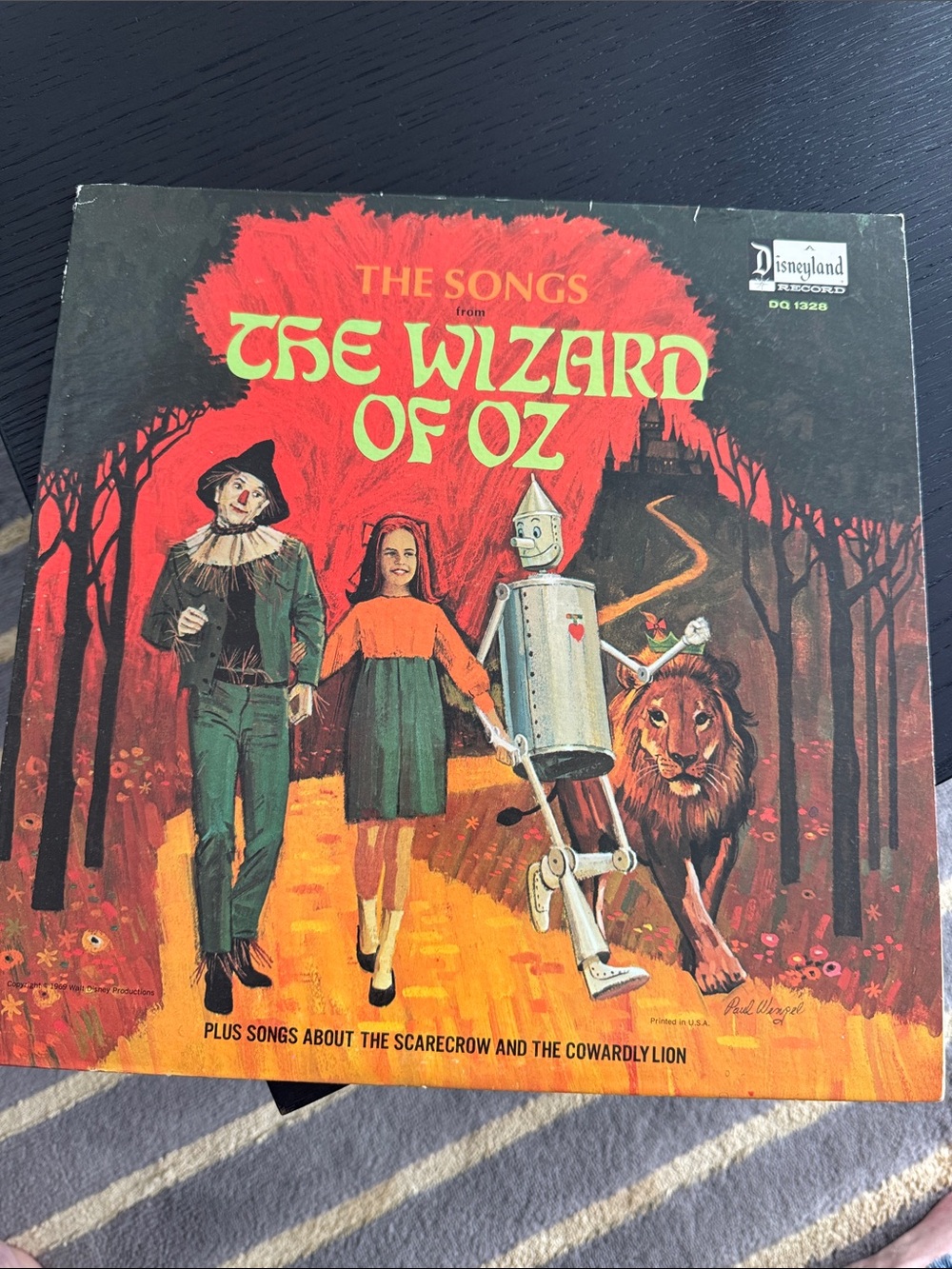 Disneyland The Songs From the Wizard of Oz vintage 1969 album.